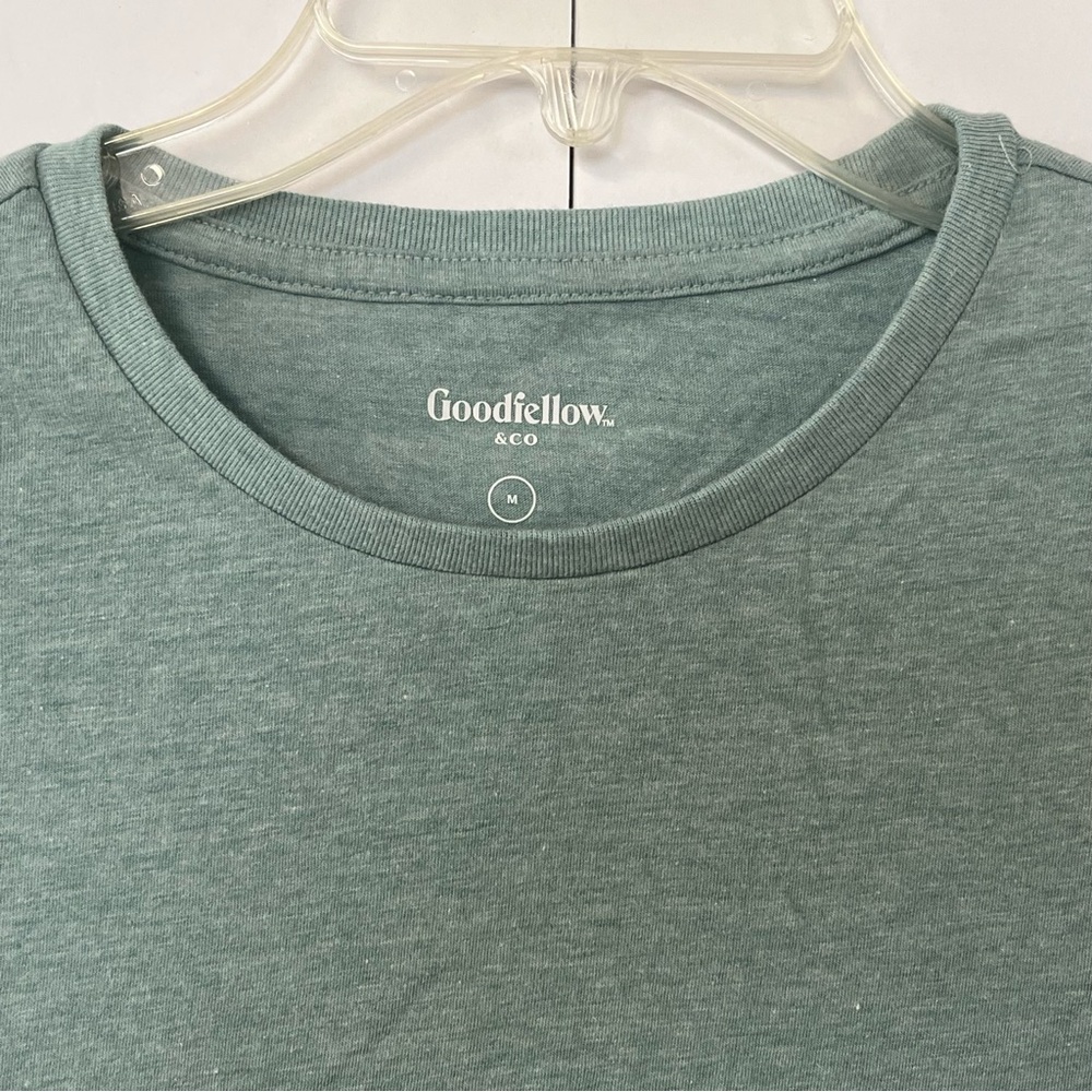 Men’s Goodfellow & Co Light Green Lyndale Tee T-Shirt Short Sleeve. Size Medium. - Picture 6 of 9